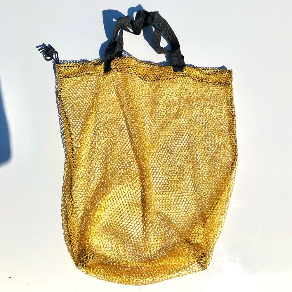 Yellow Net Dive Mag Beach Bag Gear Bag